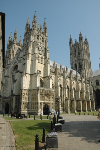 Canterbury Cathedral where there have been worship services for over 1400 years!