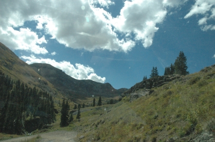 Colorado mountains, where earth and sky collide.