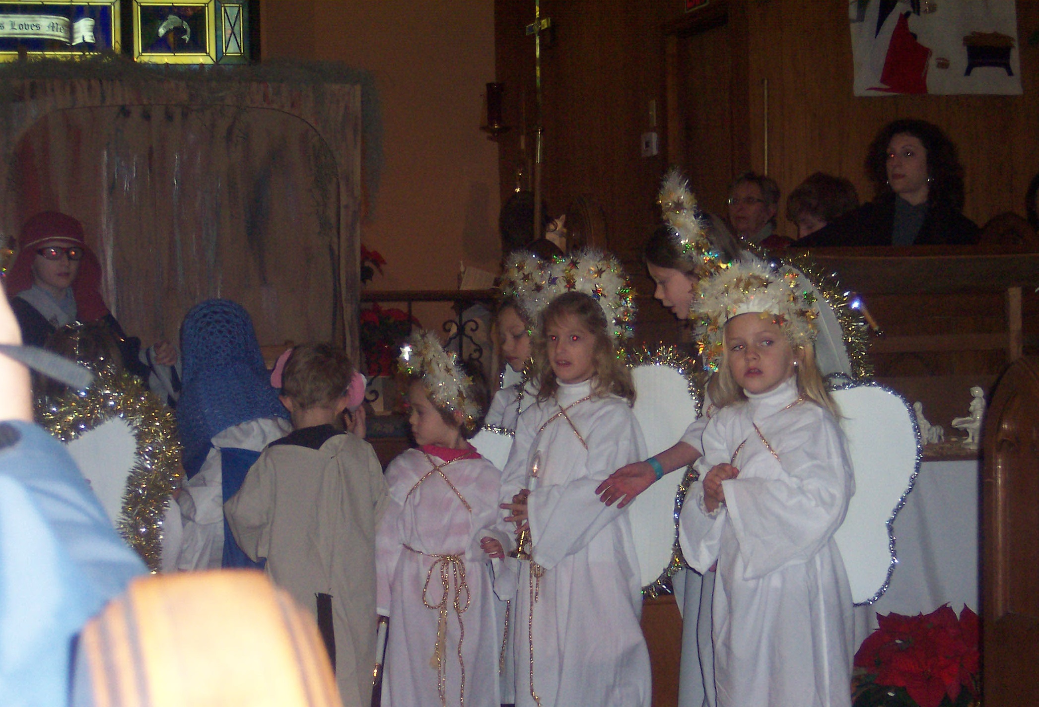 Angels in Epiphany Pageant