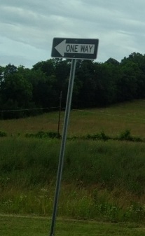 One Way sign cropped