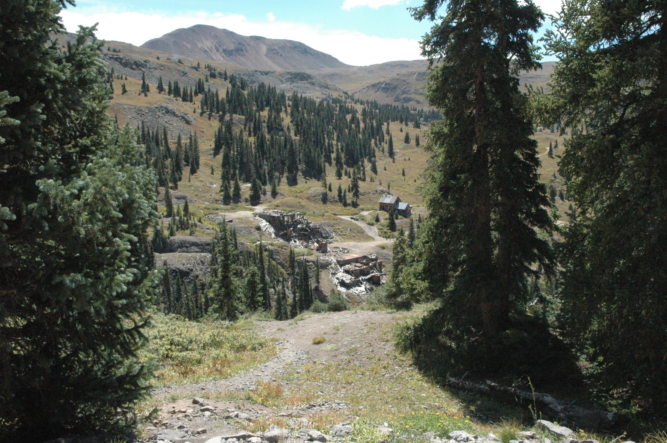 abandoned camp high in Colorado mountains 2